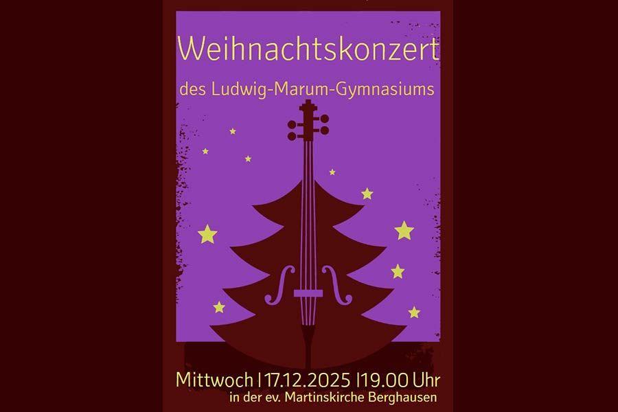 2025 Weihnachtskonzert Plakat