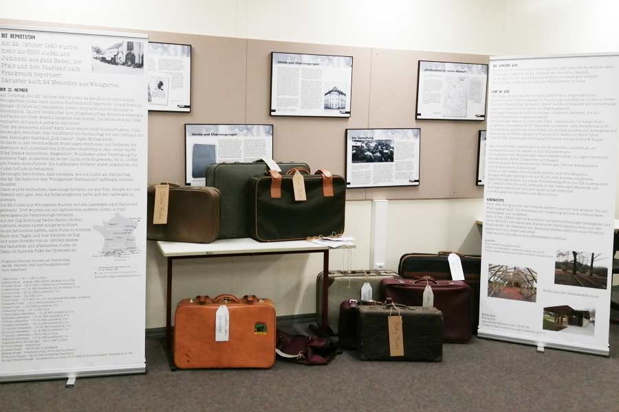 Ausstellung 2020 Deportation Juden Baden Weingarten