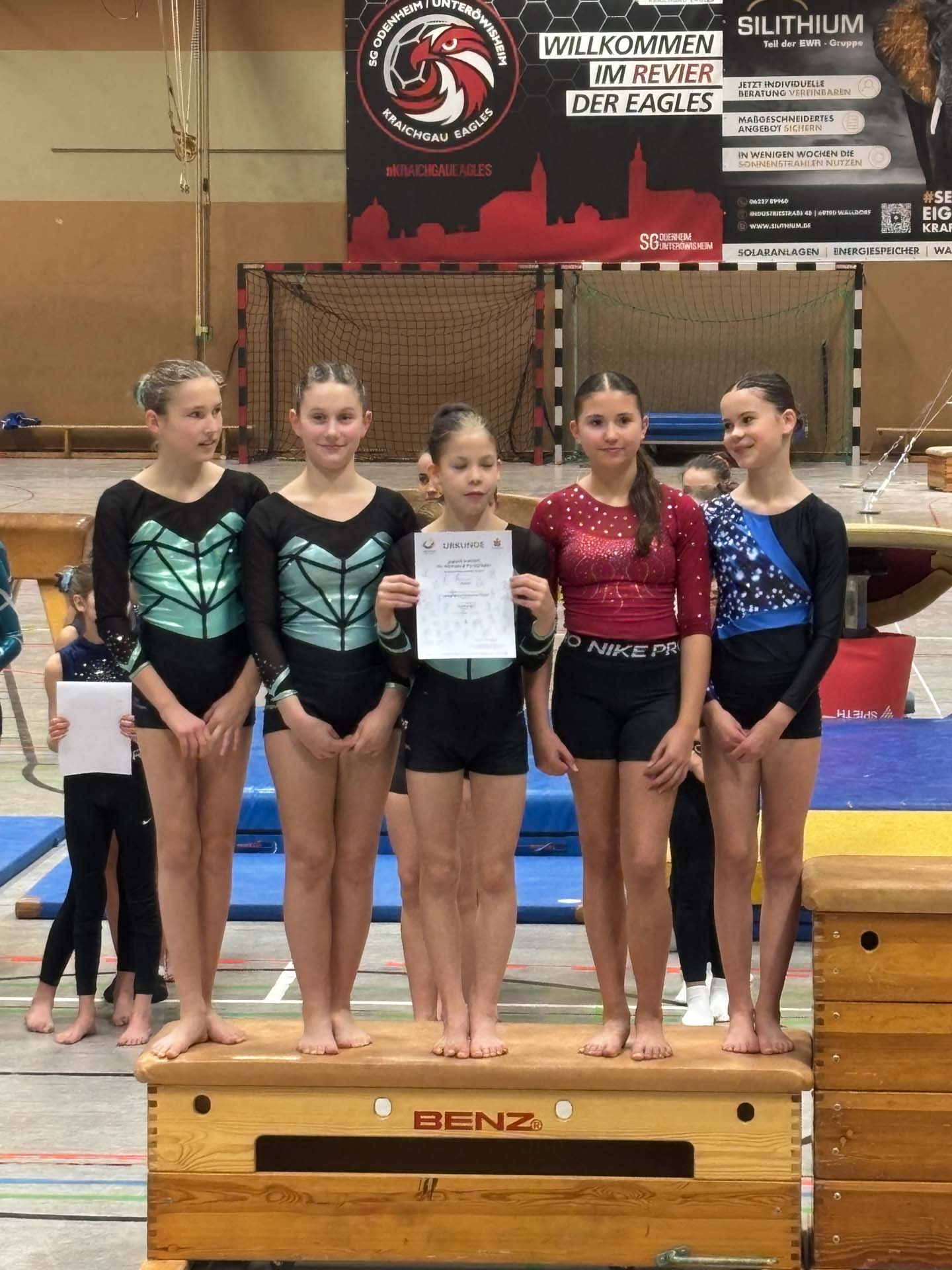 3. Platz für die LMG-Turnerinnen bei Jugend trainiert für Olympia