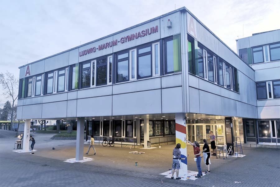 Säulenaktion LMG Pfinztal 2022