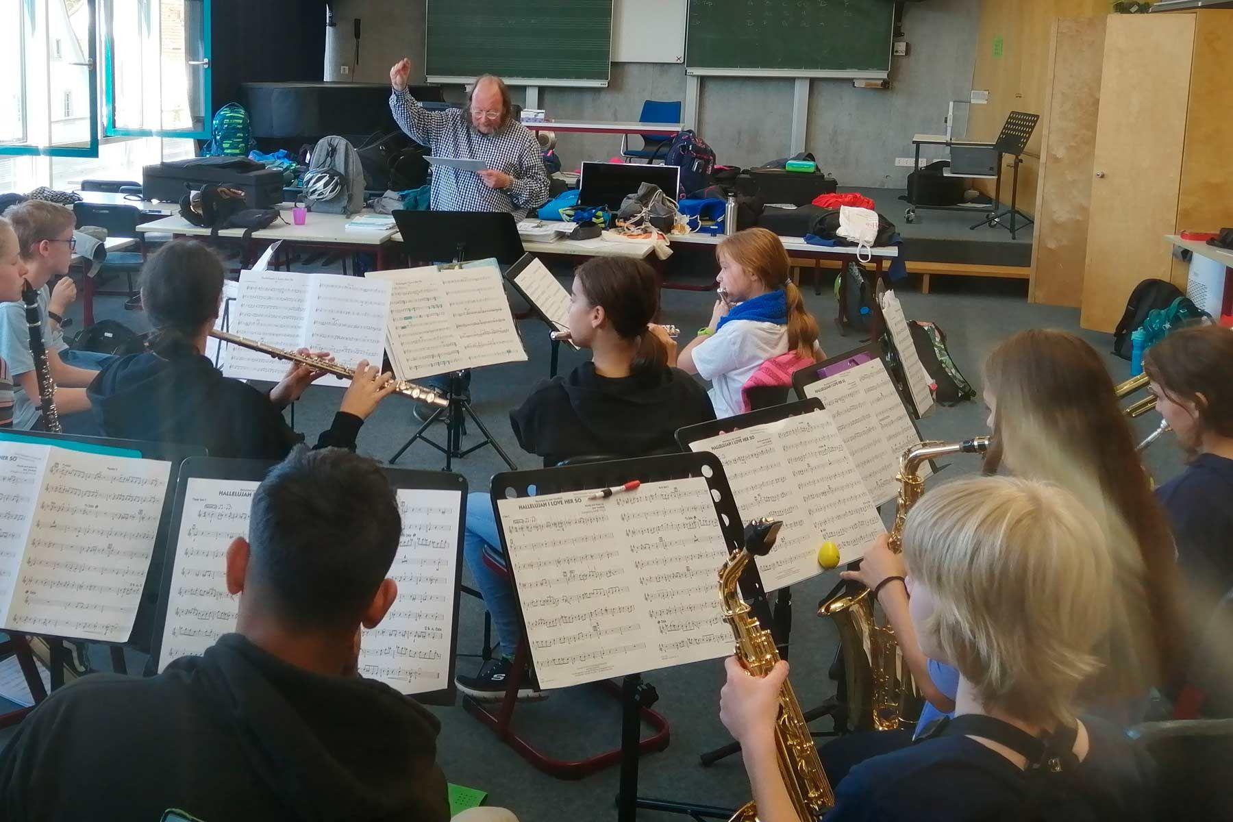 SWR Trompeter bei der LMG Big Band