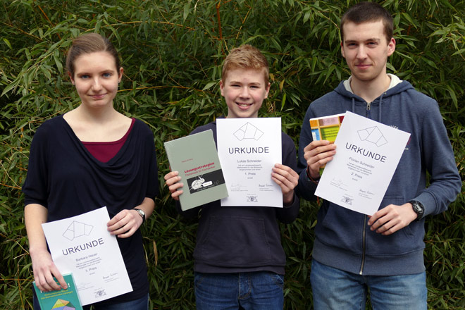 Erfolgreich Teilnehmer am Landeswettbewerb Mathe 2014