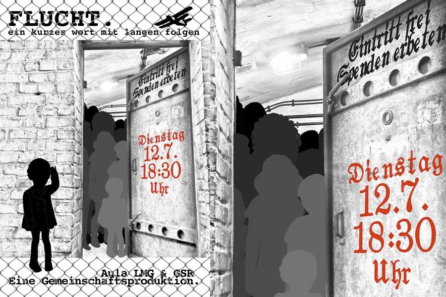 Theater Aufführung: Flucht